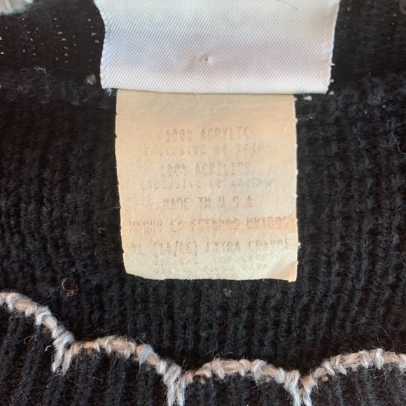 Vintage Cat Sweater, Sz L - Picture 10 of 11